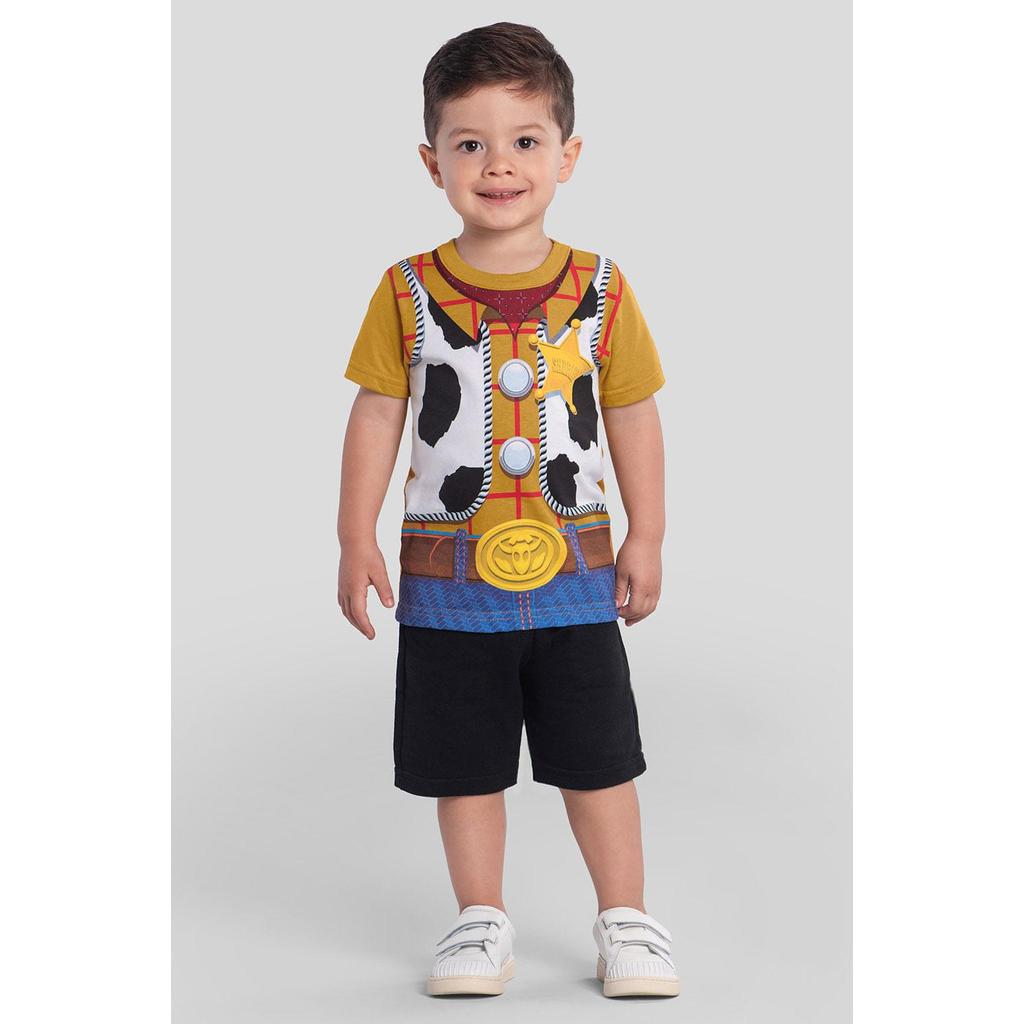 Camiseta infantil unissex do Toy Story Brandili em Oferta na Shopee