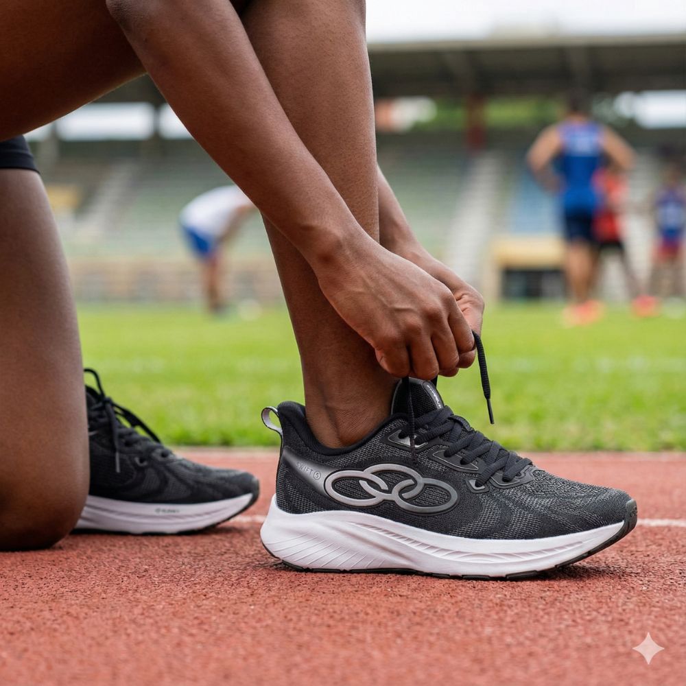 Tênis Feminino Olympikus Swift 5 Amortecimento Preto em Oferta na Shopee