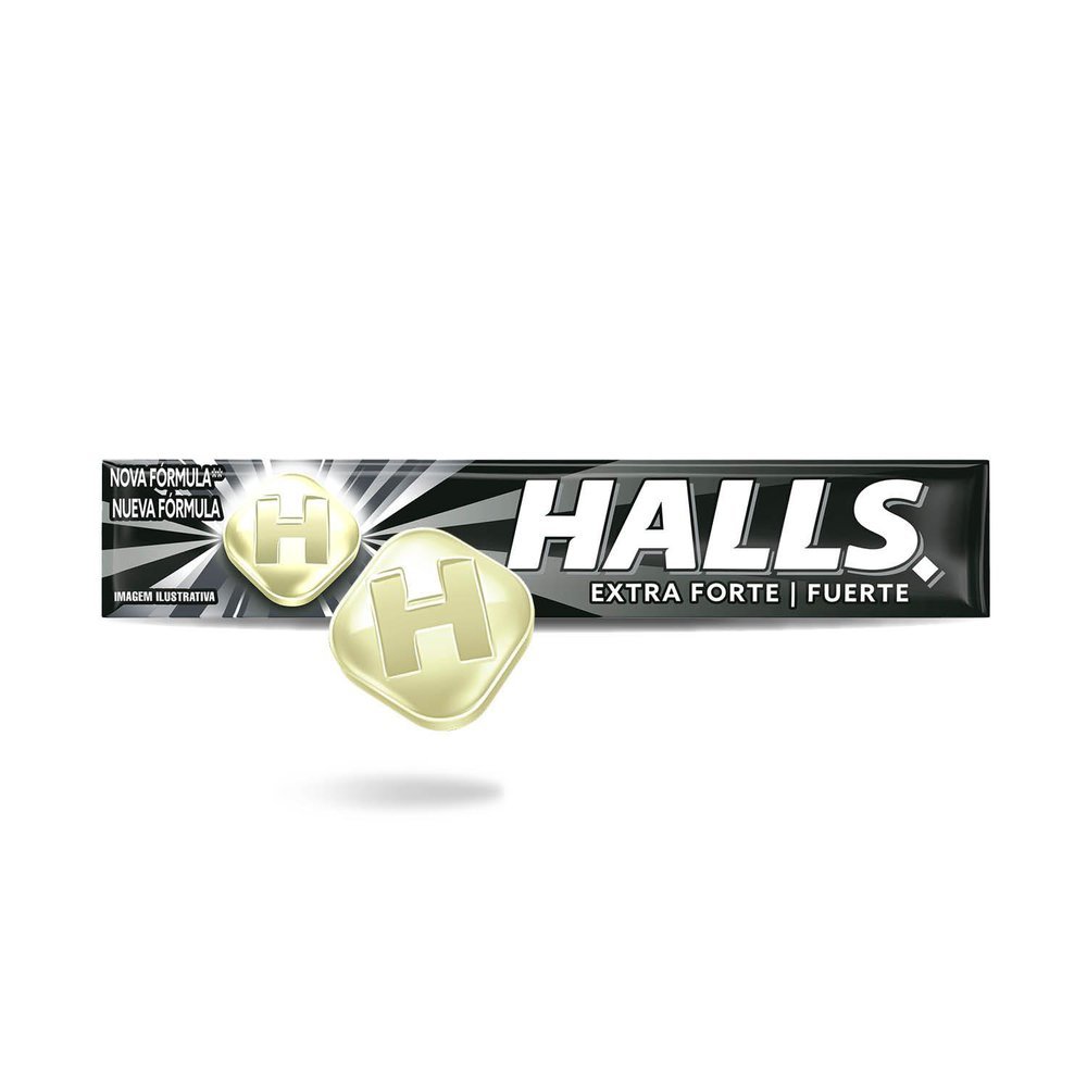 Bala Halls Extra Forte 27,5g em Oferta na Shopee