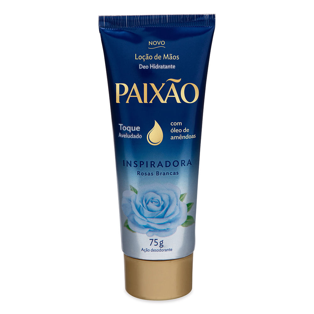 Creme Hidratante Para As Mãos Paixão Inspiradora Rosas Brancas 75g em Oferta na Shopee