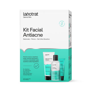 Kit Facial Antiacne Labotrat Sabonete, Tônico e Gel Ultra Secativo em Oferta na Shopee