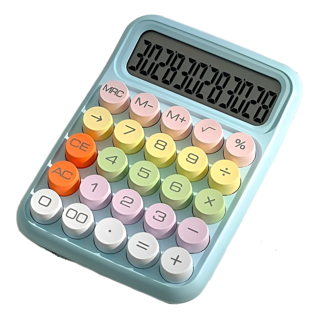 Calculadora Escritório Escolar Mesa Display Grande 12 Dígito