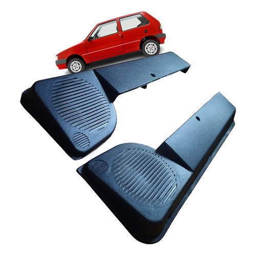 2 Porta Objetos Uno 1985 A 2013 Bolsa Lateral Treco + Kit Pr Preto