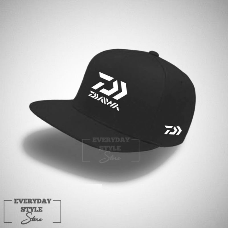 Estoque Pronto Daiwa Fishing Snapback Ajustável Circunferência De Cabeça Grande Esportes Ao Ar Livre Chapéus De Aba Plan