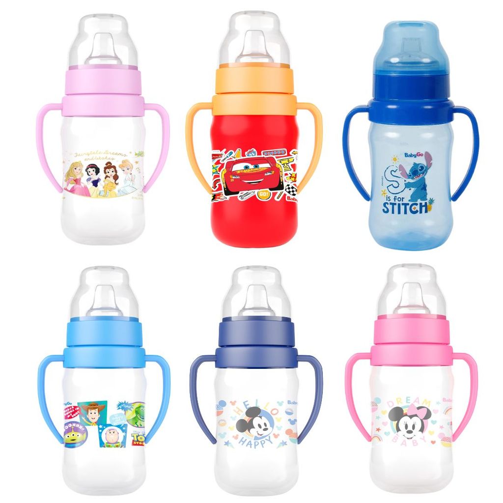 Super Copo Treinamento 300ml C/ Alça e Bico Flexível Disney Carros Stitch Minnie Mickey Toy Story em Oferta na Shopee