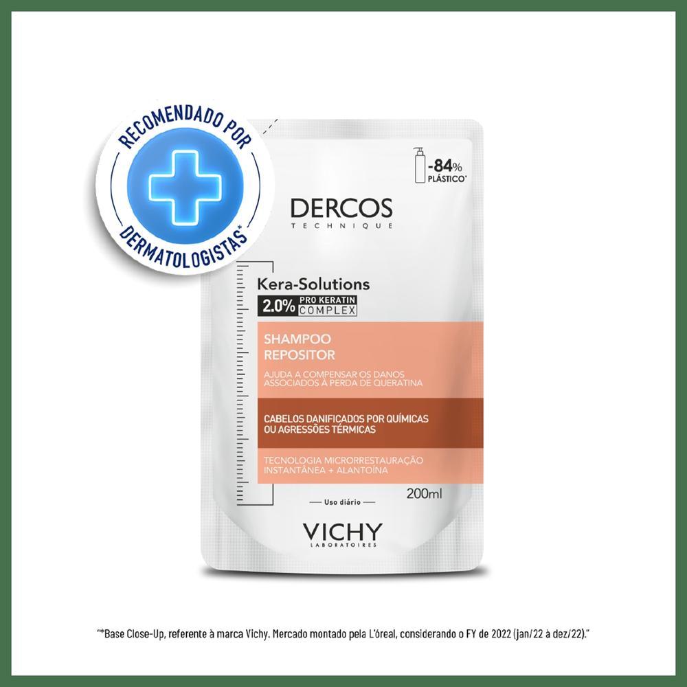 Vichy Dercos Kera-Solutions Refil - Shampoo Repositor 200ml em Oferta na Shopee