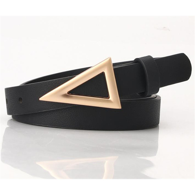 Fivela triangular produtos da moda senhoras cinto liga moda All-Match vestido cinto Dongdaemun na moda cinto decorativo