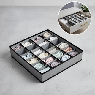 Kit 2 Organizadores de Roupas Intimas  meias Dobrável com 24 Divisórias Colmeia Organizadora para Gavetas em Oferta na Shopee