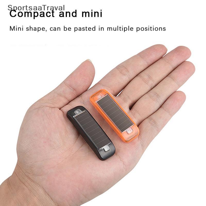 S & T Mini LED Energia Solar Luz De Advertência De Carro Segurança Noturna Alarme Simulado Sem Fio Anti-Roubo Lâmpada De