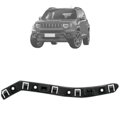 Suporte Guia Parachoque Jeep Renegade 2015 16 17 18 19 2020 A 2023 Dianteiro