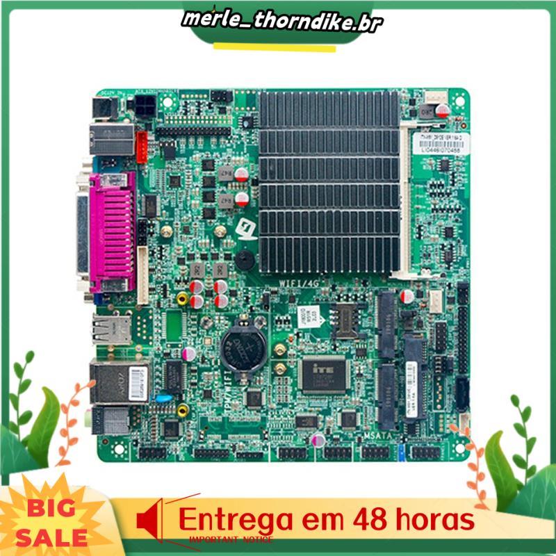 Placa-Mãe Compacta De Controle Industrial M51 Mini ITX J1900 Com LPT/LVDS/EDP De Série Dupla Para PCs Industriais