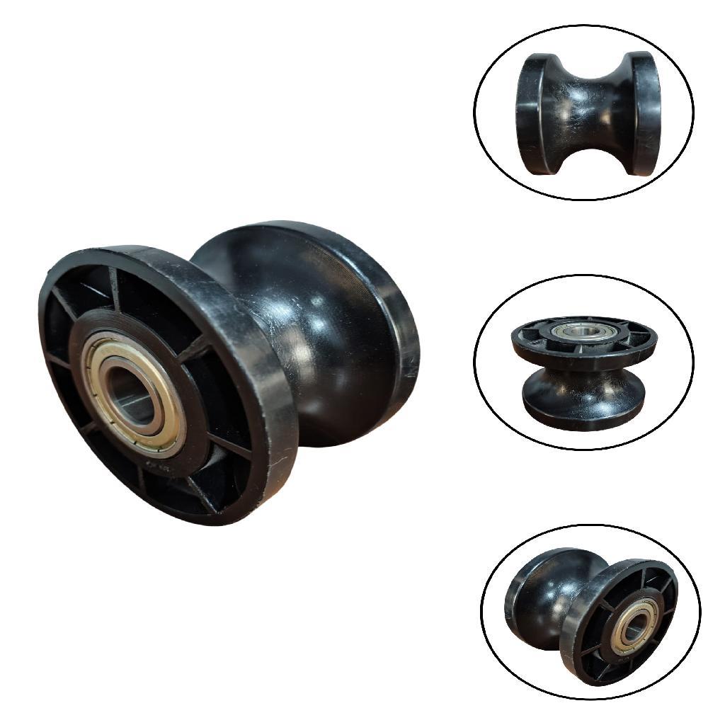 Roldana 80 Mm Com 2 Rolamentos Para Leg Press Tubo 1.1/2