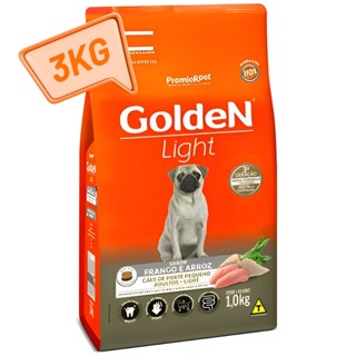 Ração Golden Light para Cães Adultos – Sabor Frango – 3kg em Oferta na Shopee