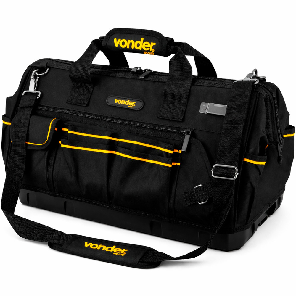 Bolsa para Ferramentas em Lona Reforçada 43 Bolsos Profissional Resistente BL 900 Vonder em Oferta na Shopee
