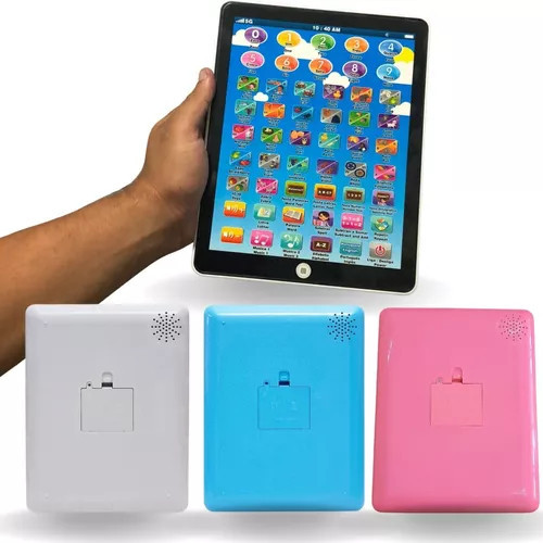 Kit1/2 Tablet Brinquedo Didático Interativo Infantil Bilíngue Educativo De Crianças Educativo Menino E Menina