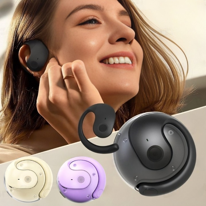 Bluetooth Sem fio Fone de ouvido Ergonômico TWS Suporte Orelha Pendurada Anti-queda Vancon
