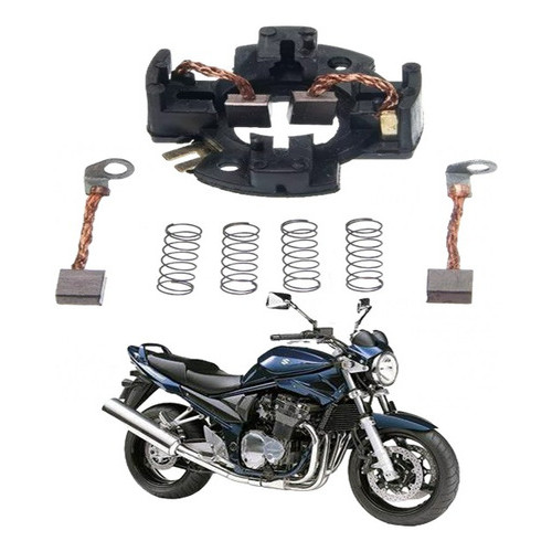 Kit Reparo Escova Motor Arranque Partida Suzuki Bandit 650