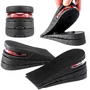 Palmilha 9cm Com Elevação De Altura Amortecedor Em Gel Para Tênis De Corrida