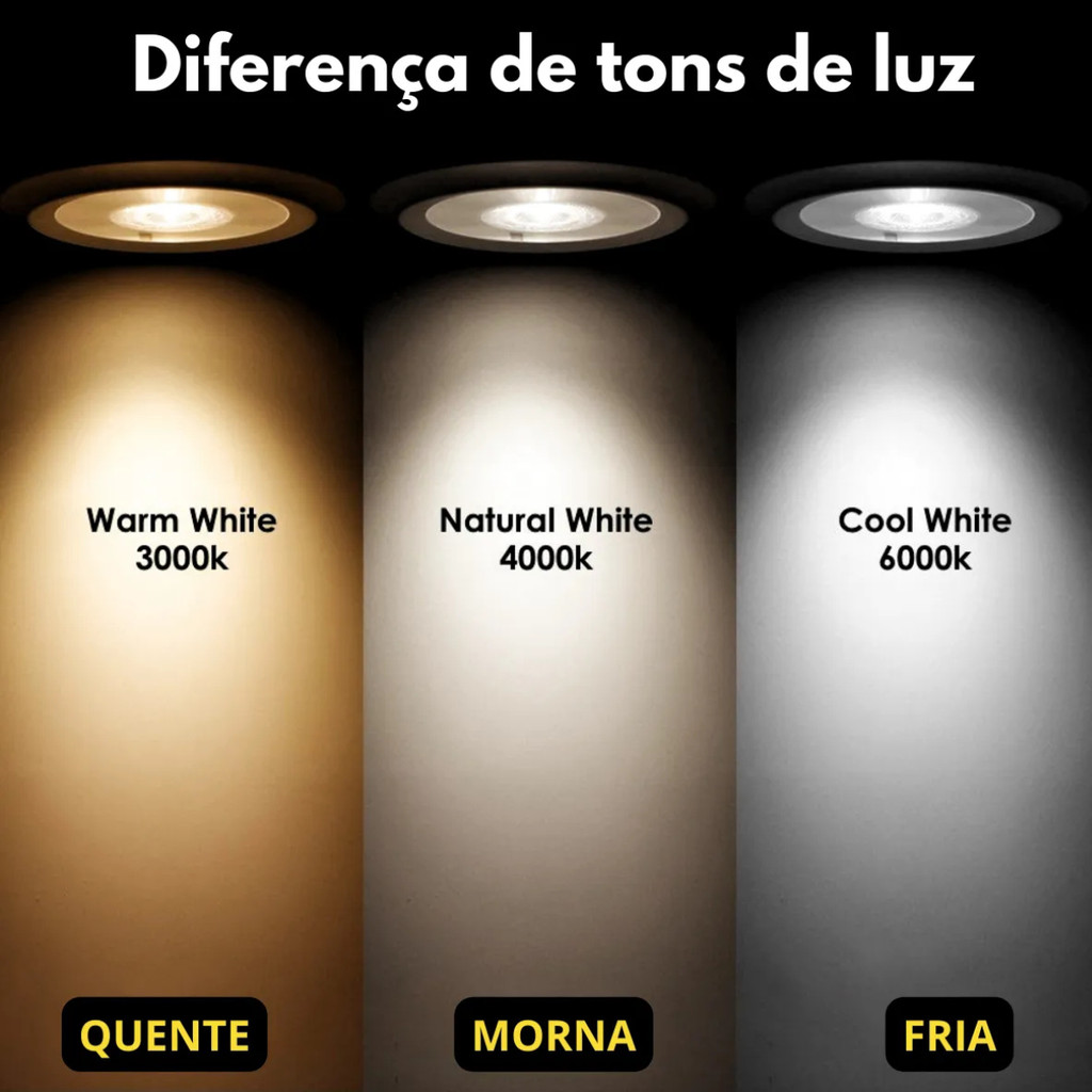 KIT 10 LÂMPADAS LED BULBO A60 11W 4000K 1018LM BIVOLT — imagem 2 de 2