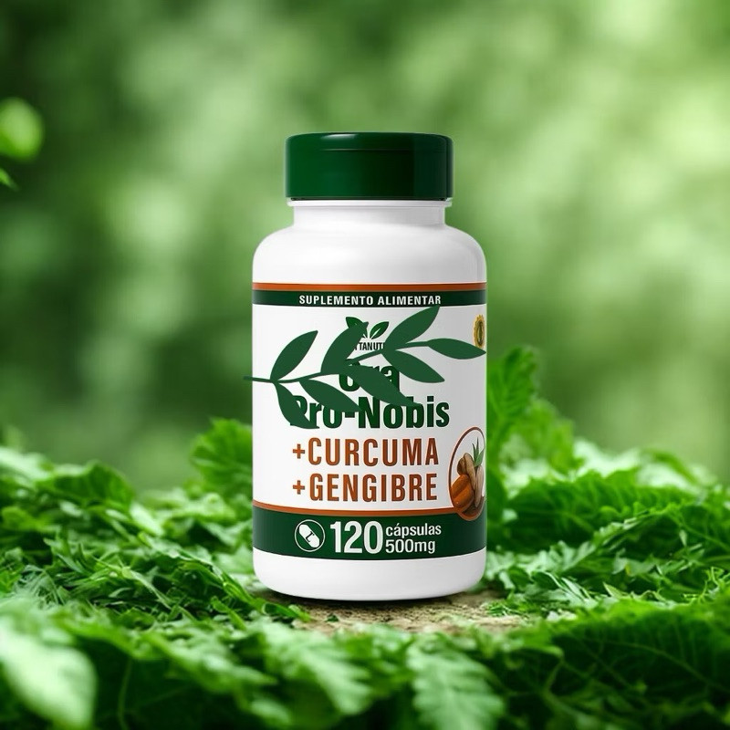 Vittanutri | Kit 3 un Suplemento Alimentar OP.Nob + Cúrcuma e Gengibre 120 Cápsulas 500mg natural — imagem 2 de 2