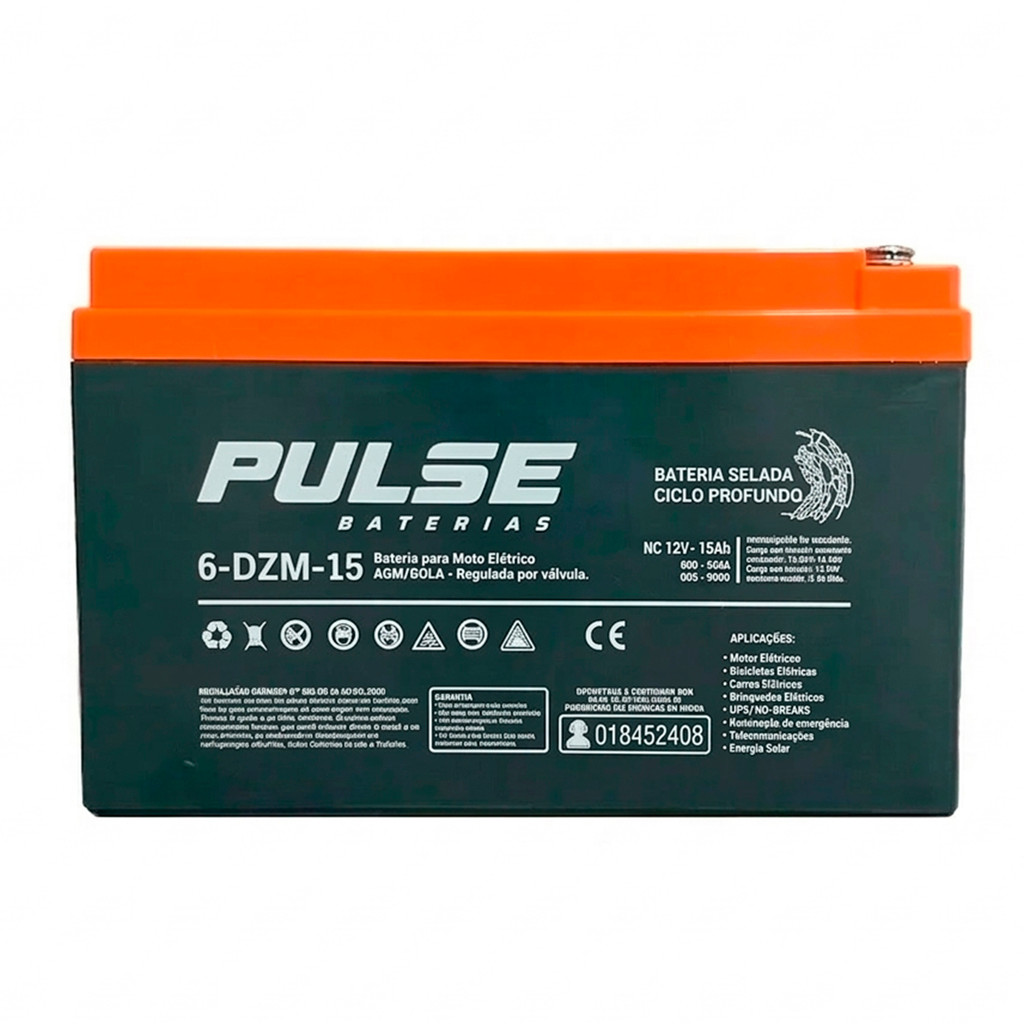 BATERIA PULSE 12V 15AH X1
