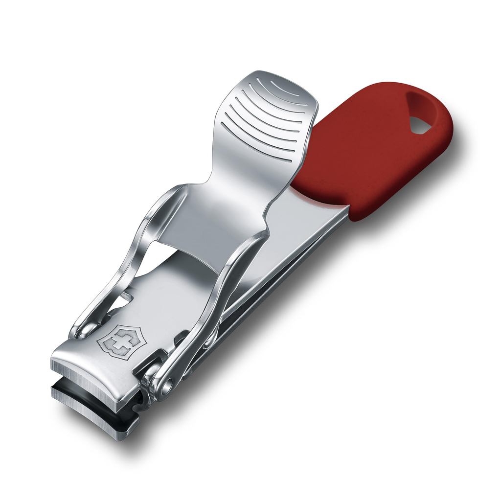 VICTORINOX Cortador de Unhas Cortador de Unhas Vermelho Afiado Suíço Feito em Aço Inoxidável Compacto Produto Genuíno Doméstico 82050B1