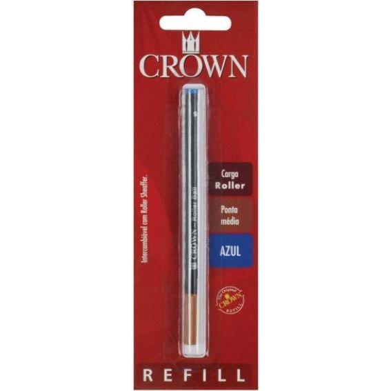 CARGA CROWN P/ ROLLERBALL TIPO SHEAFFER AZUL BLISTADA - CA22007A