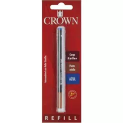 CARGA CROWN P/ ROLLERBALL TIPO SHEAFFER AZUL BLISTADA - CA22007A