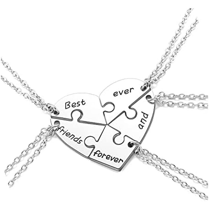 Colar Psoenth Bff Melhor Amigo 2 3 4 5 , Joias de Amizade Mulheres , Presente , Coração Combinando , Melhores Amigo — R$ 90,31 em Shopee, 20% OFF