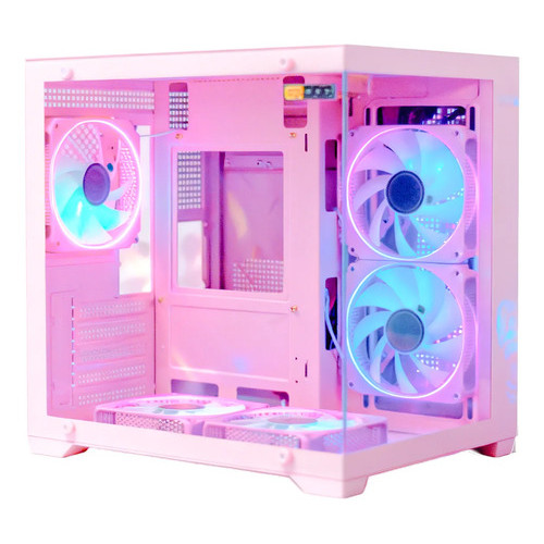 Gabinete Gamer Candy Grodd C/ 5 Fans Candy Auster Rgb - Clanm