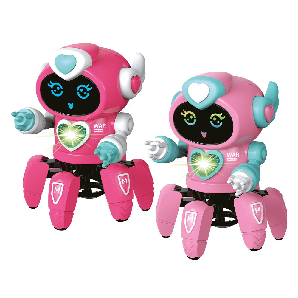 ROBÔ DANCING LOVE COR SORTIDA 17,5 CM - DM TOYS DMT6905