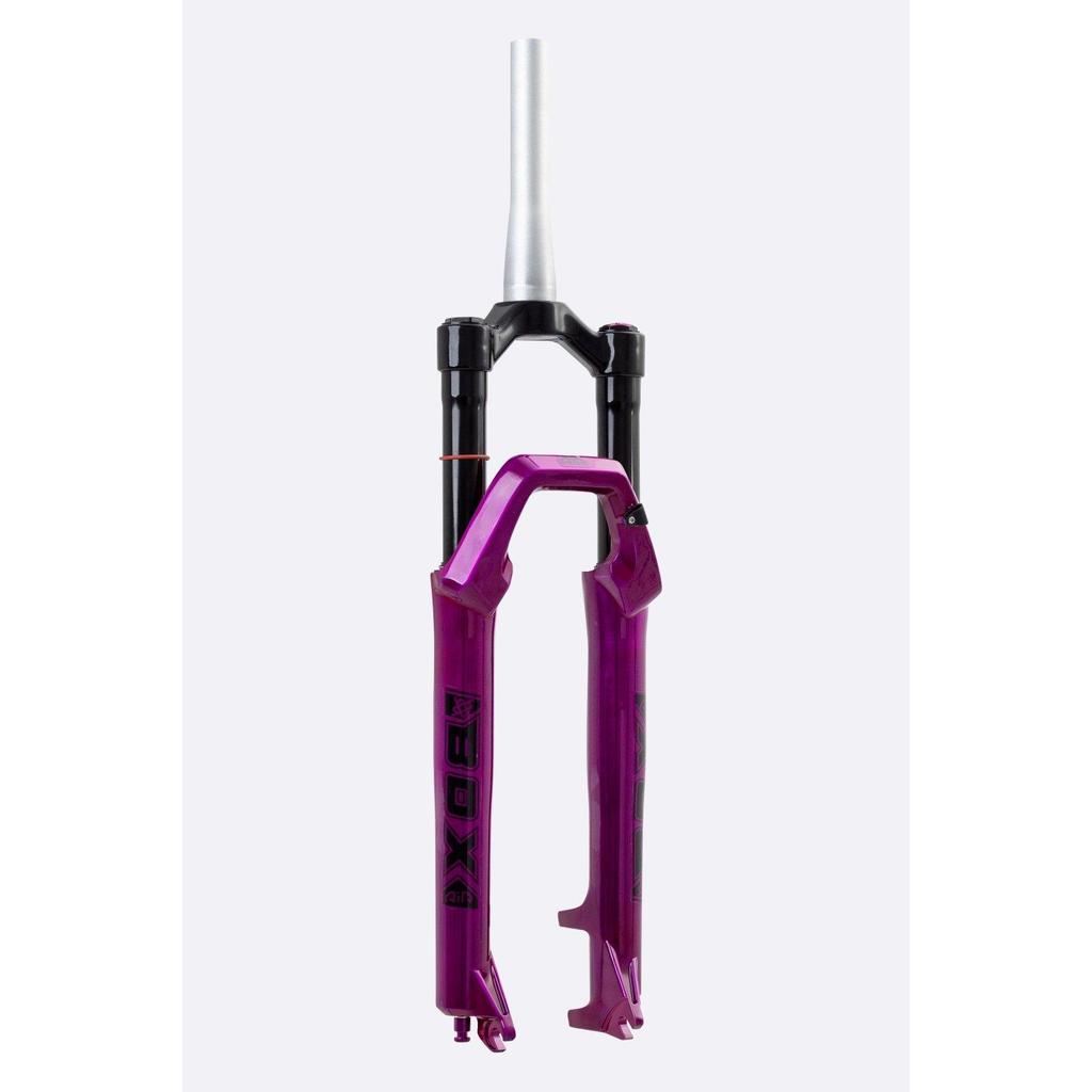 Suspensão Bike HUPI BOX Espiga Tapered 120mm Aro 26, 27.5 e 29 Roxo