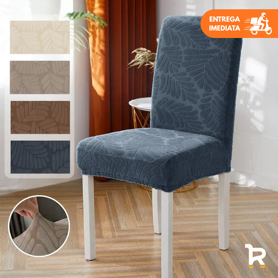 Capa de Cadeira Jantar 4/6/8 Lugares Malha Elástica Protetora Várias Cores Ajustável e Lavável em Oferta na Shopee