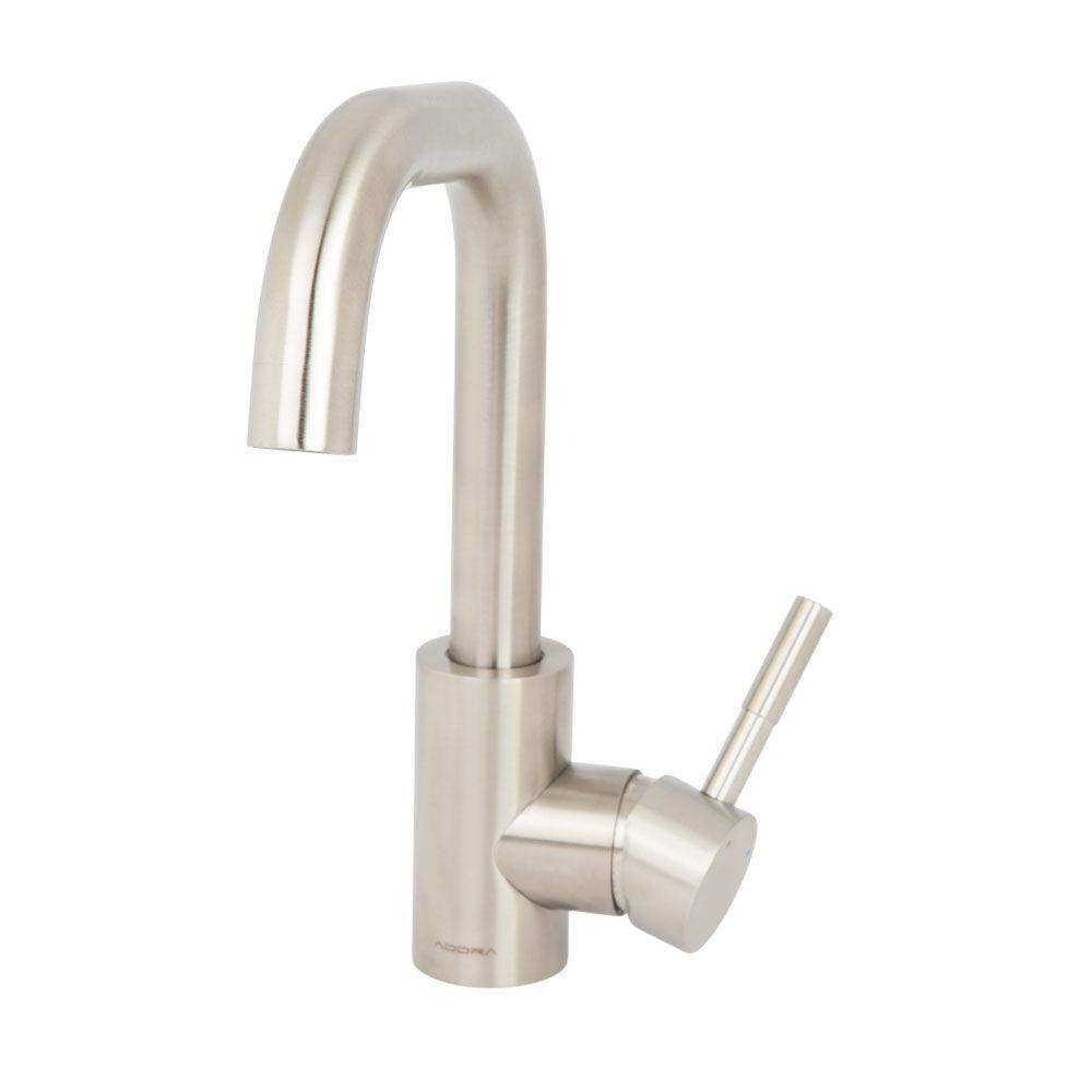 Torneira Misturador Monocomando para Banheiro de Mesa Bica Baixa 1/2" Leandra Cromada Addra