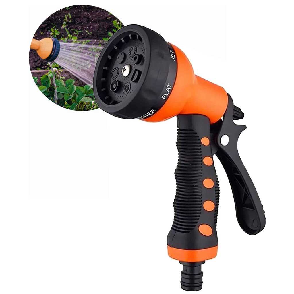 ESGUICHO PARA MANGUEIRA JARDIM PISTOLA 7 JATOS BICO