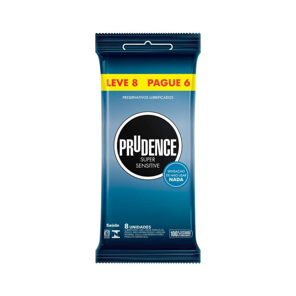 PRESERVATIVO PRUDENCE LEVE8PAGUE6 SUPER SENSITIVE ESPECIAL