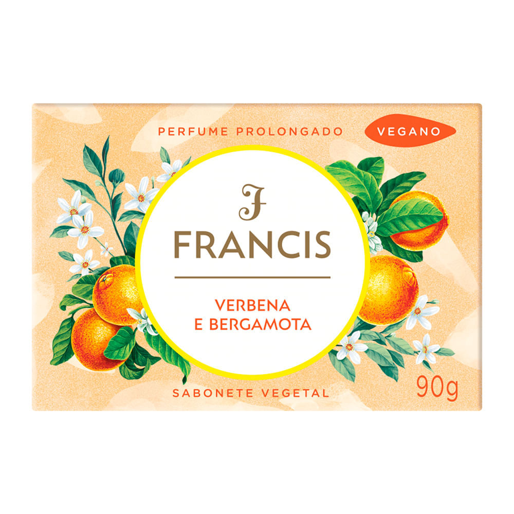 Sabonete Francis Verbena E Bergamota 90g em Oferta na Shopee
