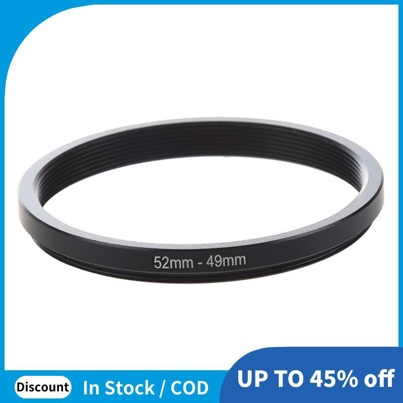 Adaptador De Anel Preto De 52 Mm-49 A Para Câmera