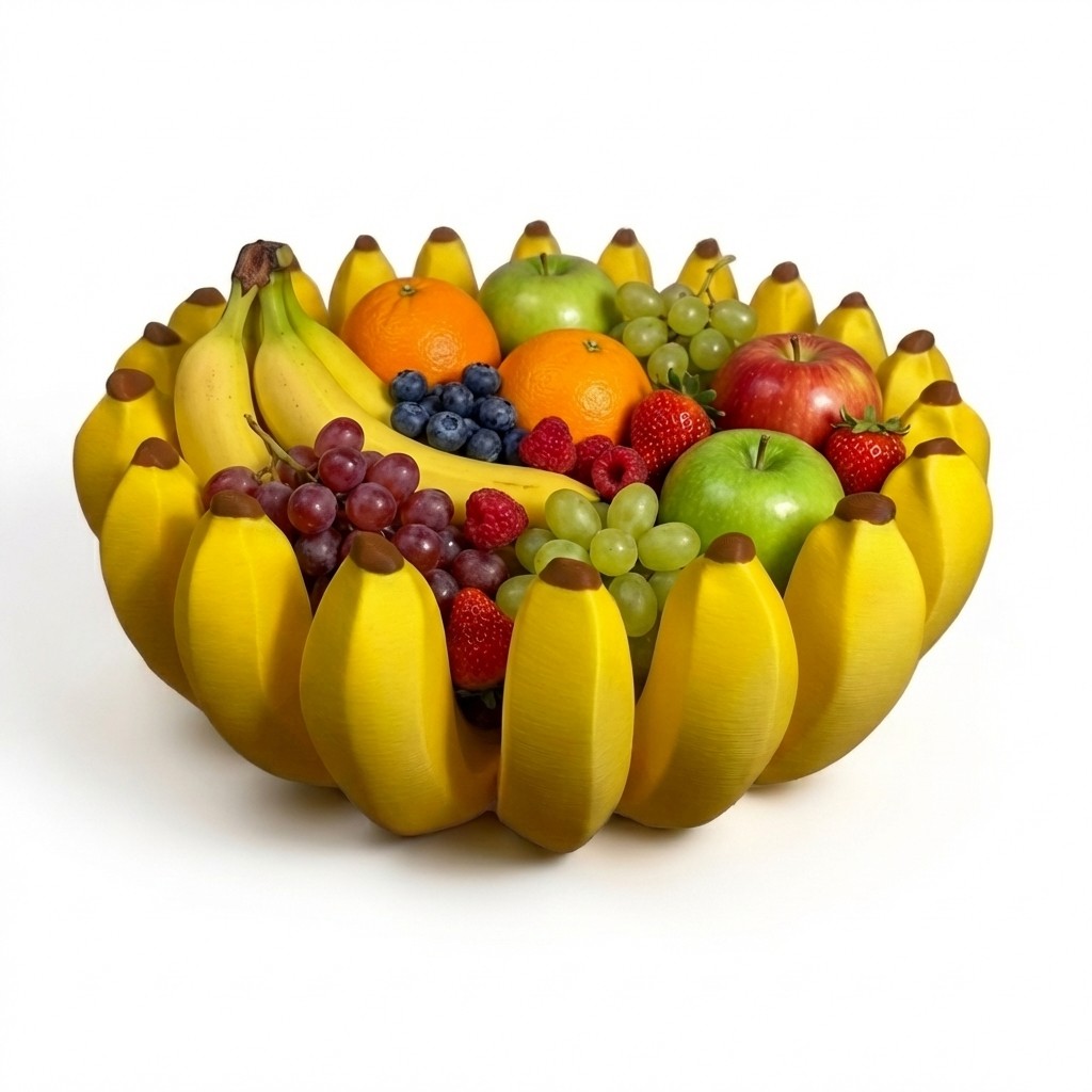 Tigela de Banana – Fruteira Funcional para Armazenamento de Frutas