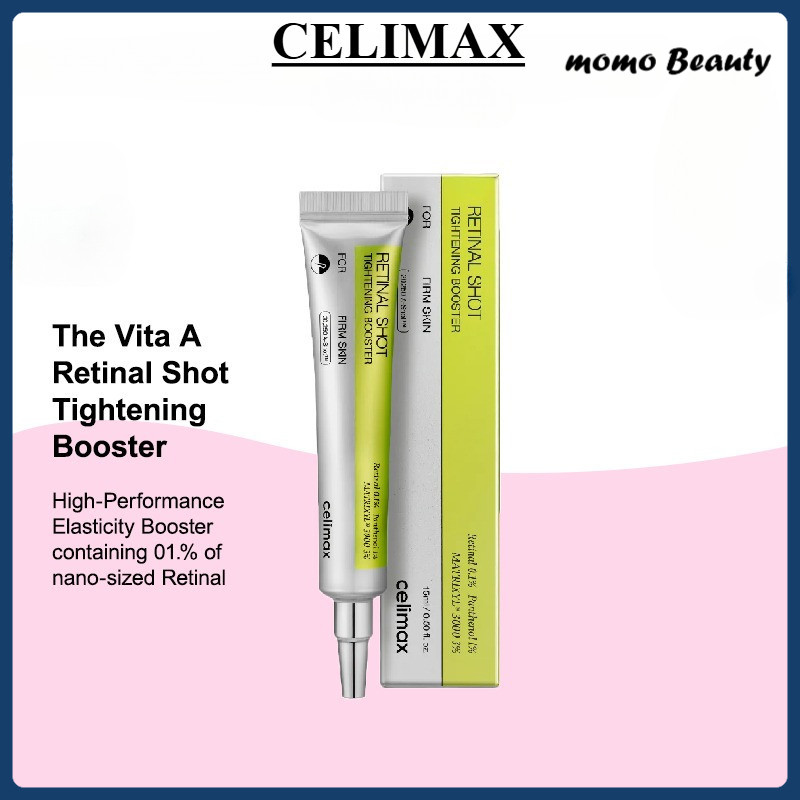 celimax Vita-A Retinal Shot Tighting Booster 15ml Sérum Facial Coreano Para Todos os Tipos de Pele Sensível, Seca e Oleo