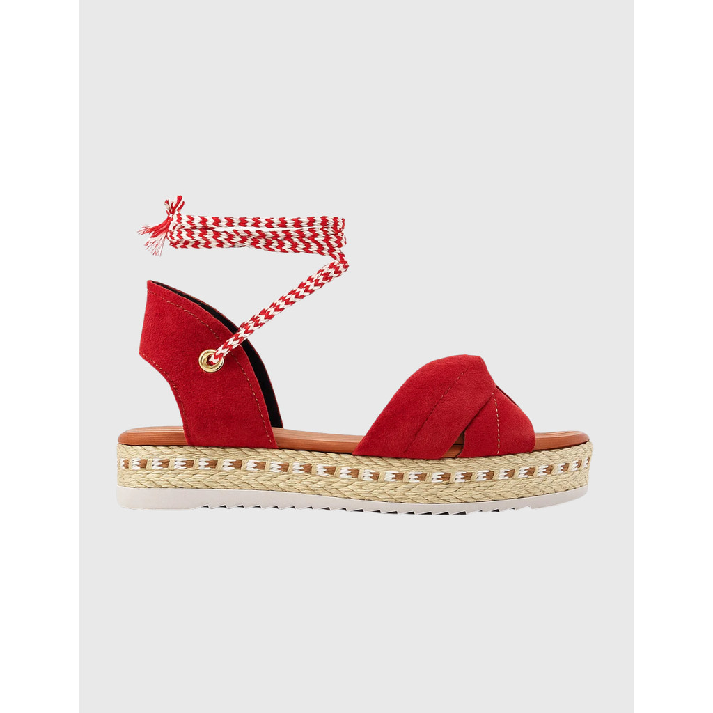 Sandália Feminina Tamanco Amarrar Flatform Corda Confortável em Oferta na Shopee