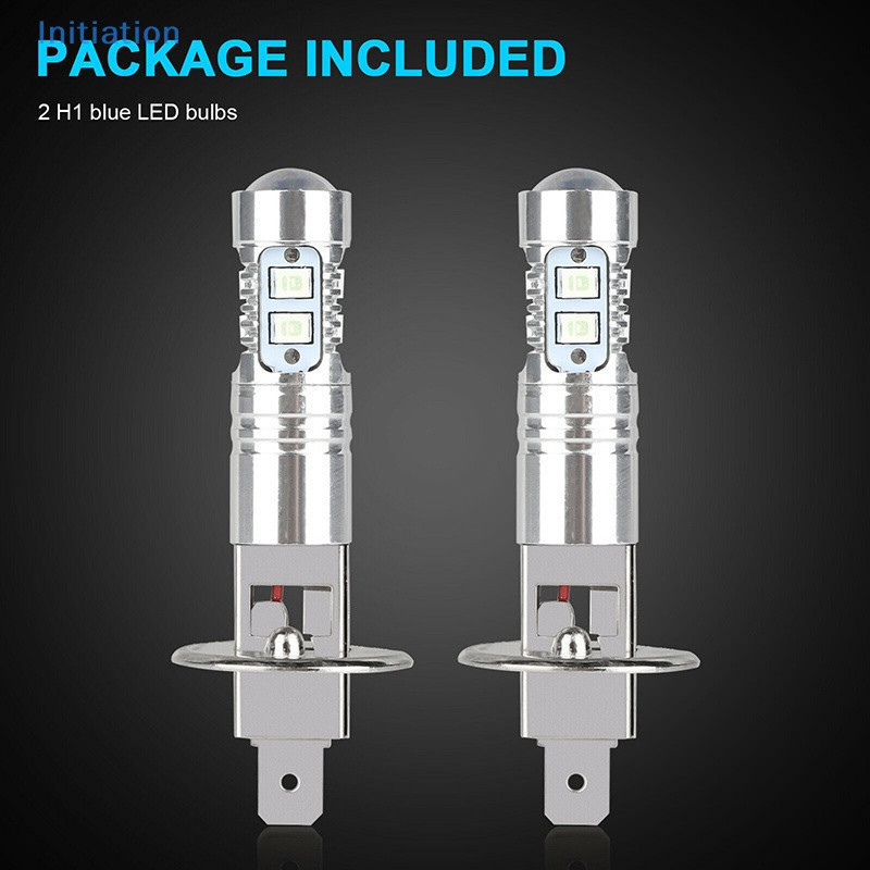 Iniciação 2Pcs Lâmpadas De Teto LED H1 Auto 8000K 100W Ice Blue Super Bright Car Fog Lights