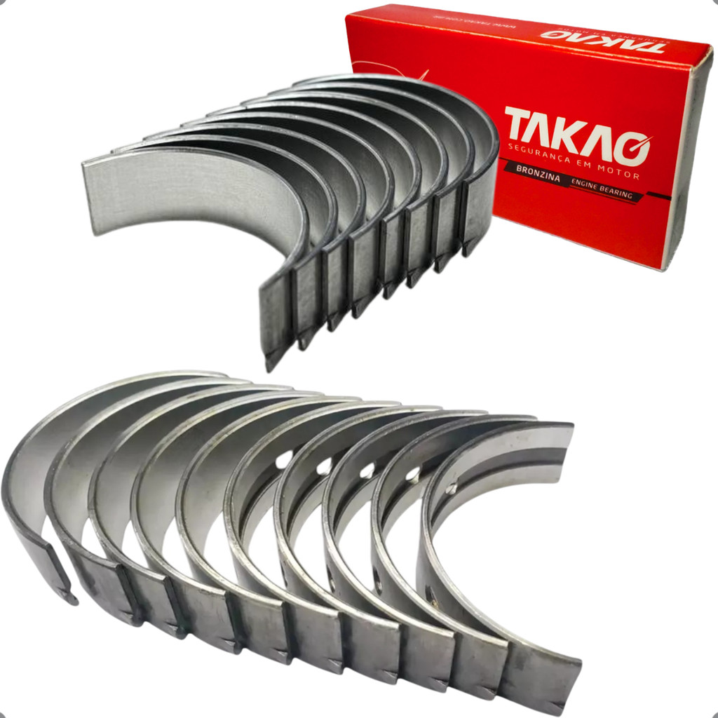 Kit Bronzina Mancal e Biela i30 Elantra 1.8 16V G4NB Chaveta Direita 2011 2012 2013 em Oferta na Shopee