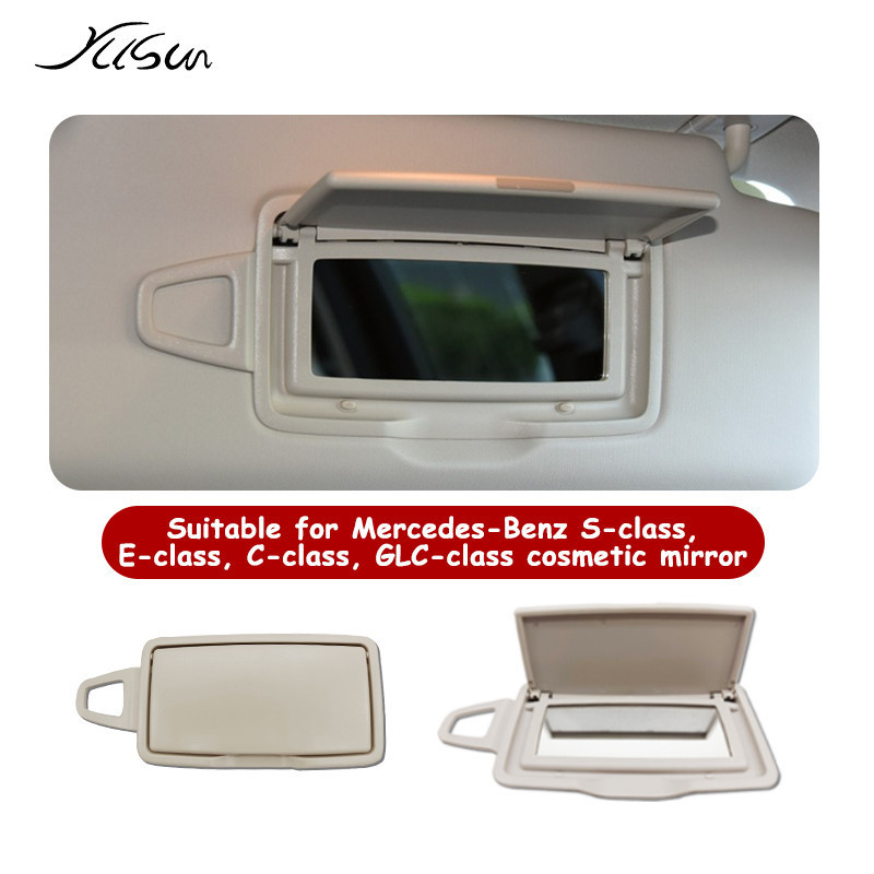 Interior Do Carro Sun Sombra Viseira Maquiagem Espelho Cosmético Capa Para Benz W213 Mercedes Ces CLS Classe W222 Auto r