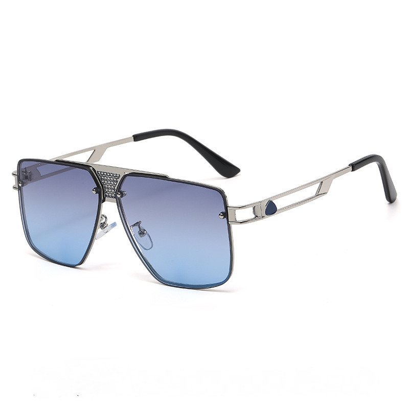 Óculos de Sol de Marca Luxuosa para Homens e Mulheres, Óculos de Sol Punk, Óculos de Alta Qualidade, Óculos de Piloto co