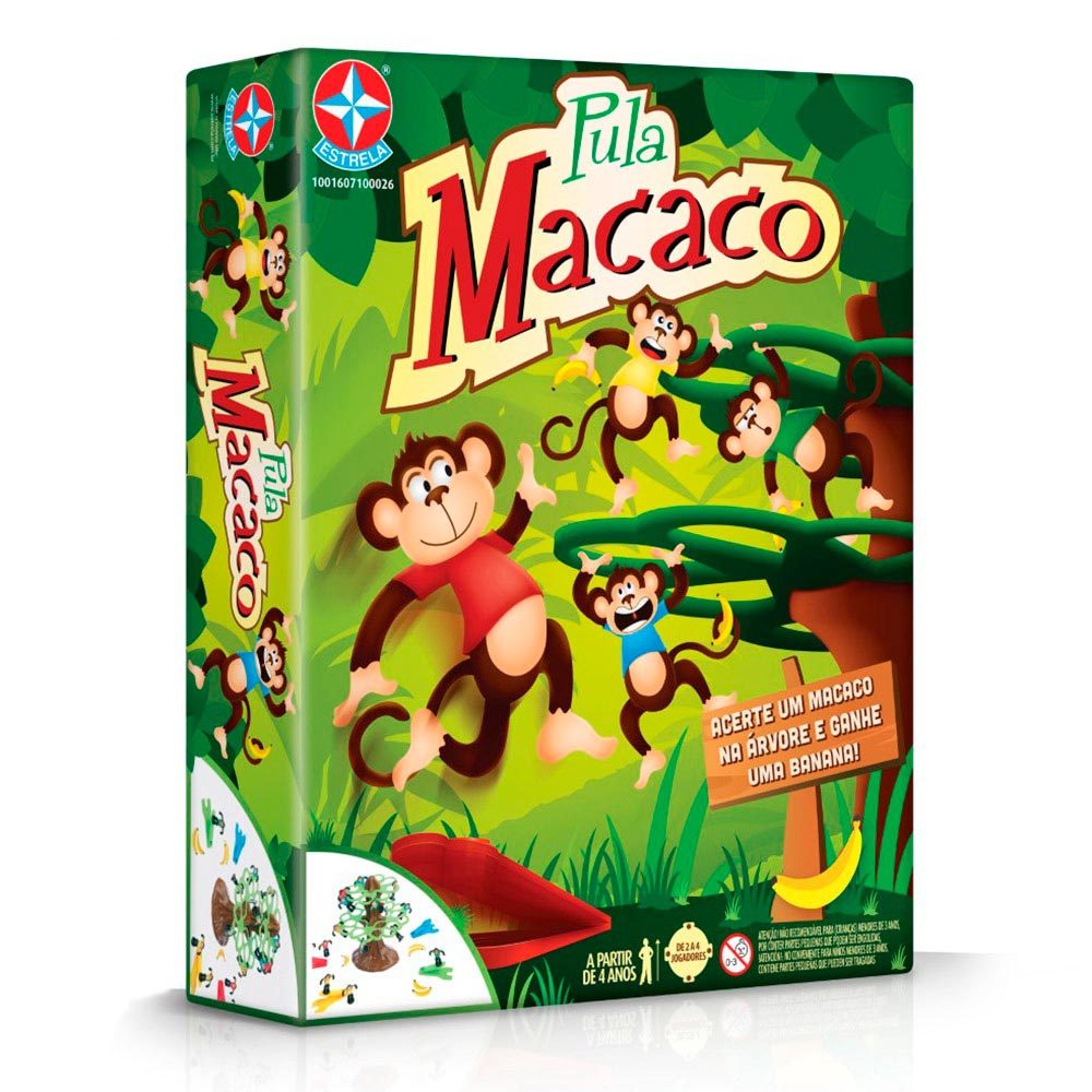 Jogo Interativo - Pula Macaco - Estrela em Oferta na Shopee