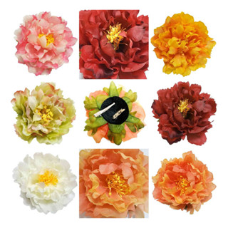 Presilha Flor De Carnaval Tecido Com Presilha E Broche em Oferta na Shopee