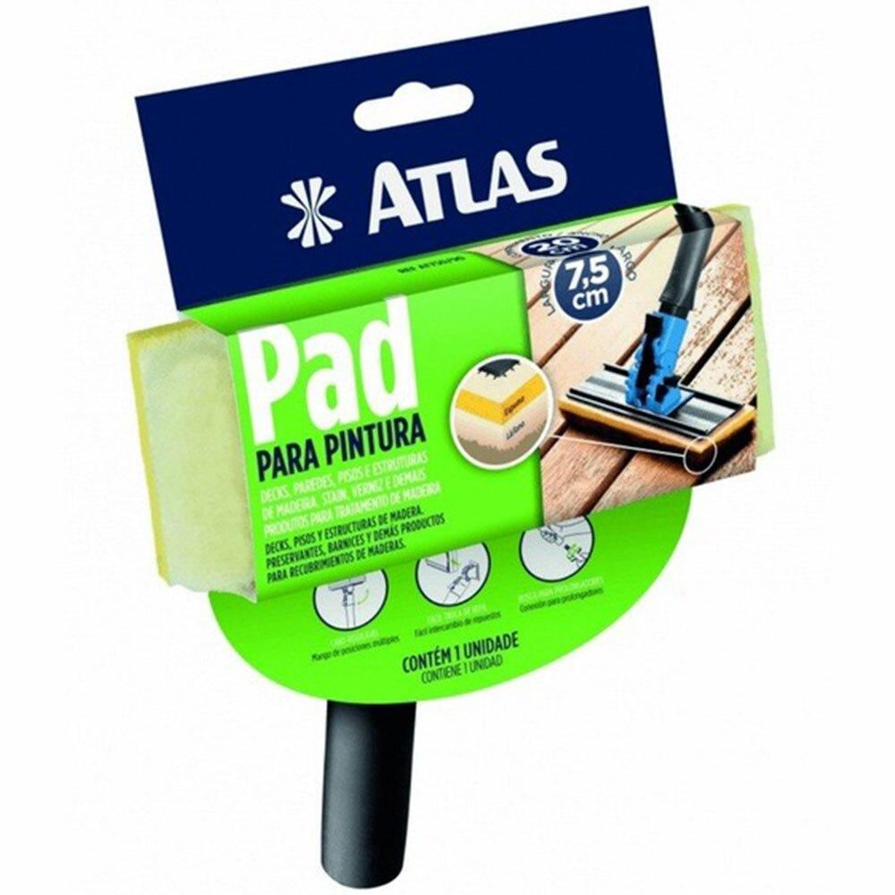 Pad para pintura Atlas com cabo de Plástico, 20 cm