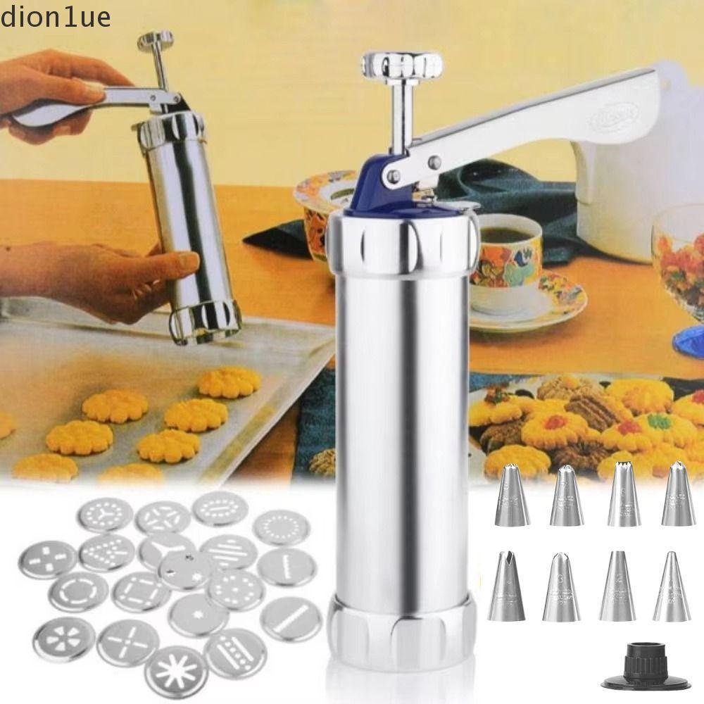 Conjunto De Fabricante De Biscoitos DION1UE , Operação Simples , 8 Pontas De Tubulação , Kit De Prensa Manual em Oferta na Shopee
