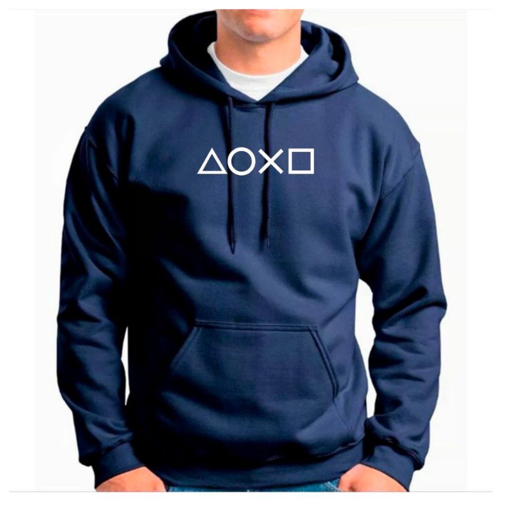 Blusa Moletom Playstation Console Ps4 Ps5 Gamer Agasalho Capuz Oferta PS